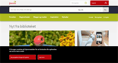 Desktop Screenshot of ikast-brandebibliotek.dk