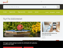 Tablet Screenshot of ikast-brandebibliotek.dk